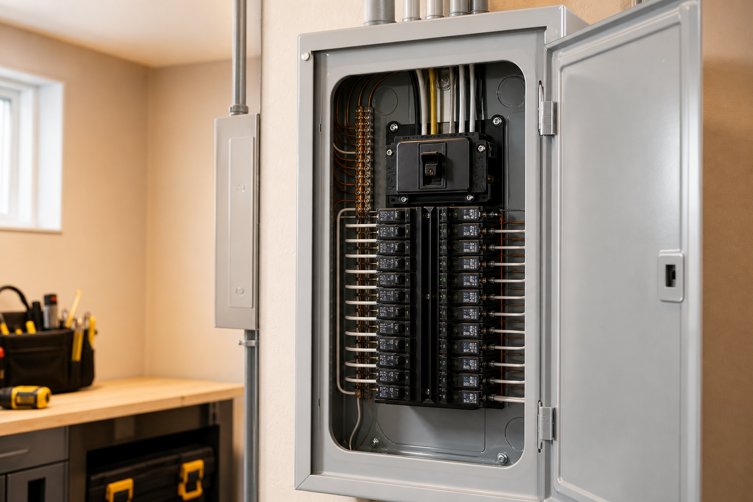 Electrical panel upgrade in a Brownwood, TX home